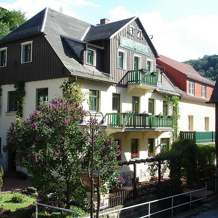 Pension Rauschenstein Bad Schandau Buitenkant foto