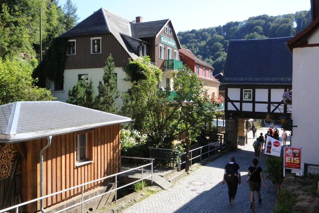 Pension Rauschenstein Bad Schandau Buitenkant foto