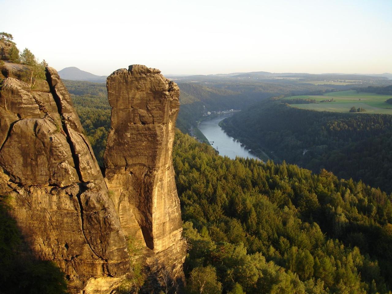 Pension Rauschenstein Bad Schandau Buitenkant foto